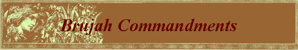 Brujah Commandments